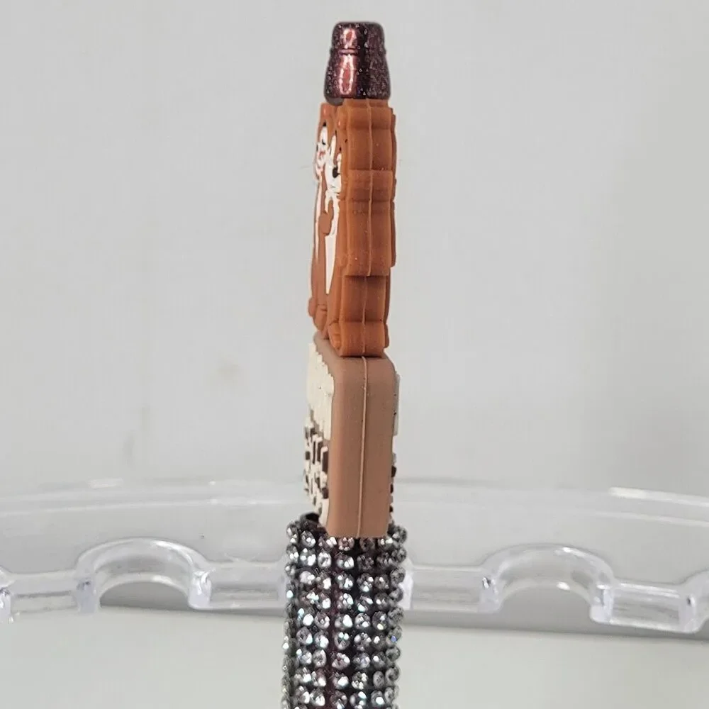 Disney Focal Beaded Pen Chip and Dale Howdy Y'all Chipmunks